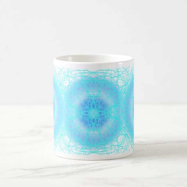Blue Ice Cross Ball   Coffee Mug (Center)