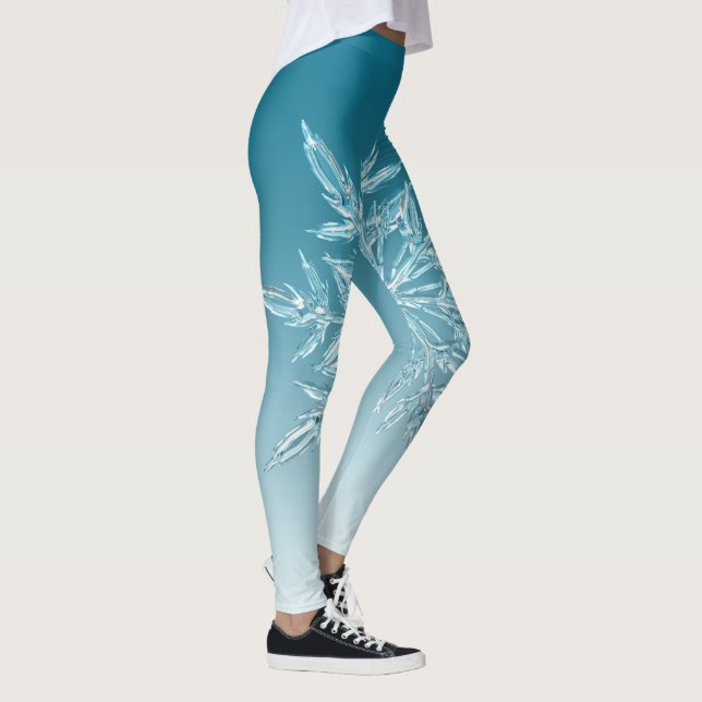 Blue Ice Crystal Leggings (Right)