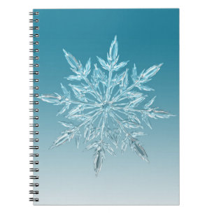 Blue Ice Crystal Notebook