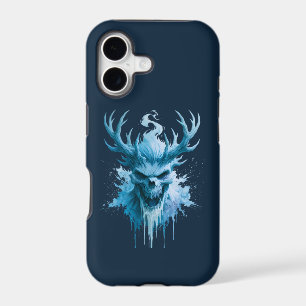 Blue Ice Demon Phone Case