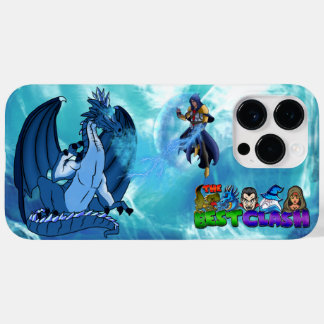 Blue Ice Dragon & Magical Wizard in Dragons Domain Case-Mate iPhone 14 Pro Max Case