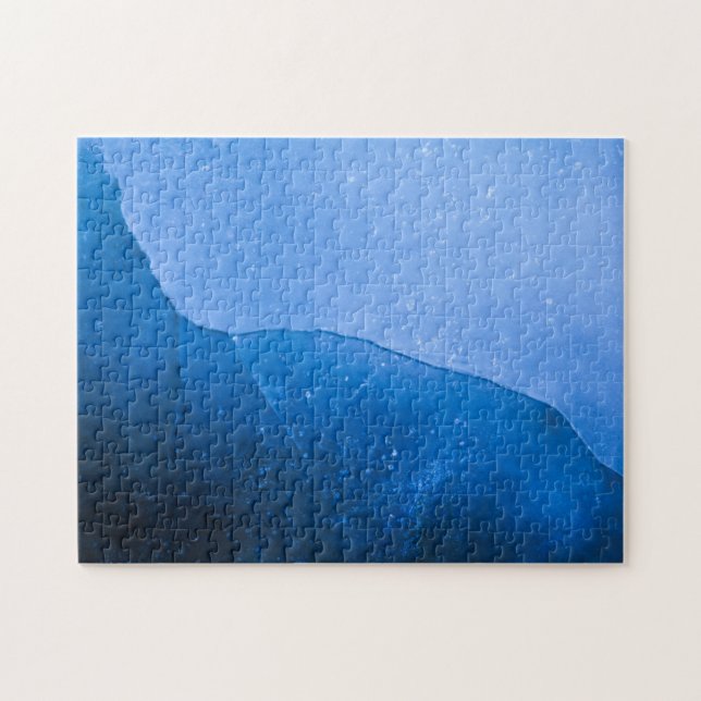 Blue Ice Impossible adult Jigsaw Puzzle (Horizontal)