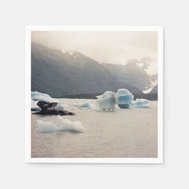 Blue Ice Napkin (Front)