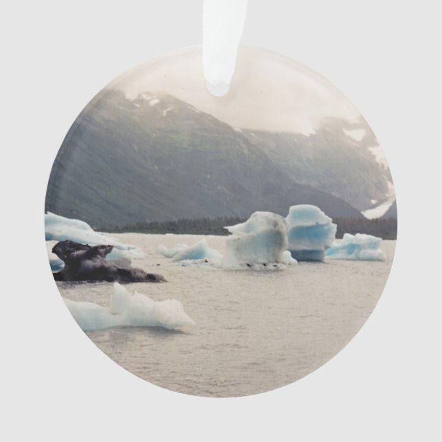 Blue Ice Ornament (Front)