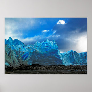 Blue Ice — Perito Moreno Poster