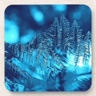 Blue Ice Photograph 2 Coaster