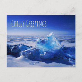 Blue Ice Postcard