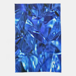 Blue ice tea towel