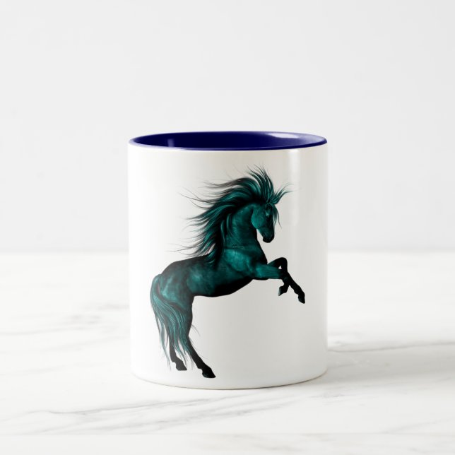 Blue Ice Two-Tone Coffee Mug (Center)