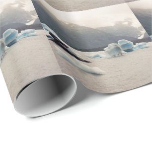 Blue Ice Wrapping Paper