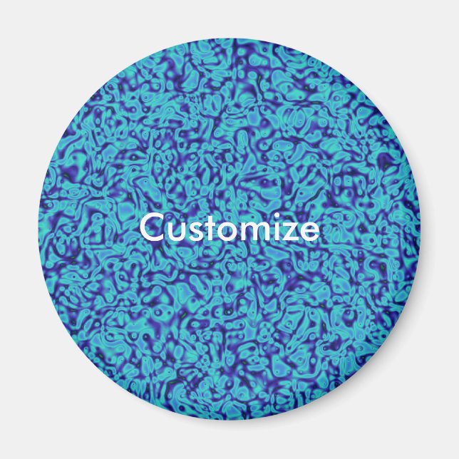 Blue Impressionism - Template Magnet (Front)