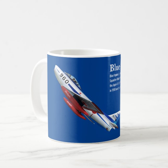 Blue Impulse Japan Air Self-Defense Force (JASDF) Coffee Mug (Front Left)