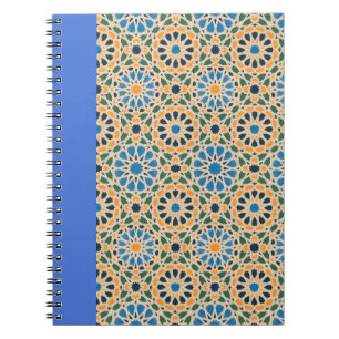 Blue in Bloom Boho Pattern Notebook
