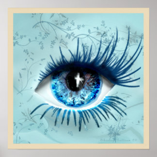 Blue-in-the-face Poster