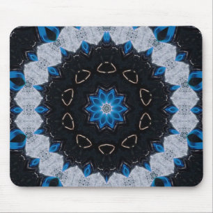 Blue in the morning and night mouse mat