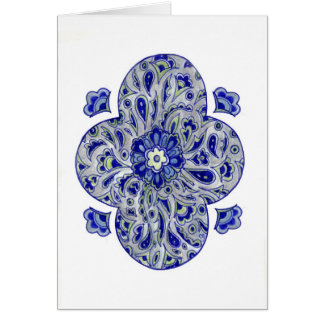 Blue India Paisley
