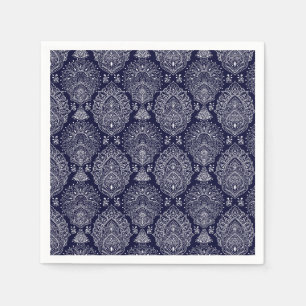 blue Indian ethnic vintage pattern Napkin