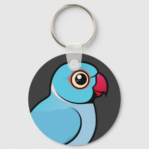 Blue Indian Ringneck Key Ring