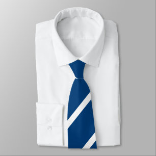 Blue Indie Custom Regimental Stripe Tie