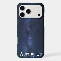 Blue Infinite Galaxy Among Us Design