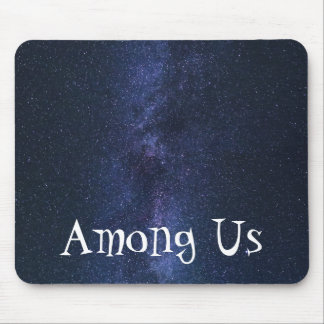 Blue Infinite Galaxy Mouse Mat