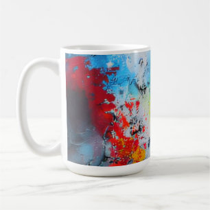 Blue Ink Fusion Coffee Mug
