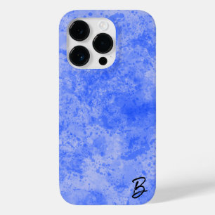 Blue Ink Mess Personalised Phone Case