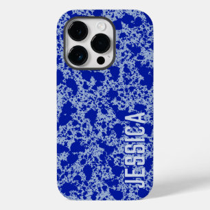 Blue Ink on Blue Sky Simple Modern Case-Mate iPhone 14 Pro Case