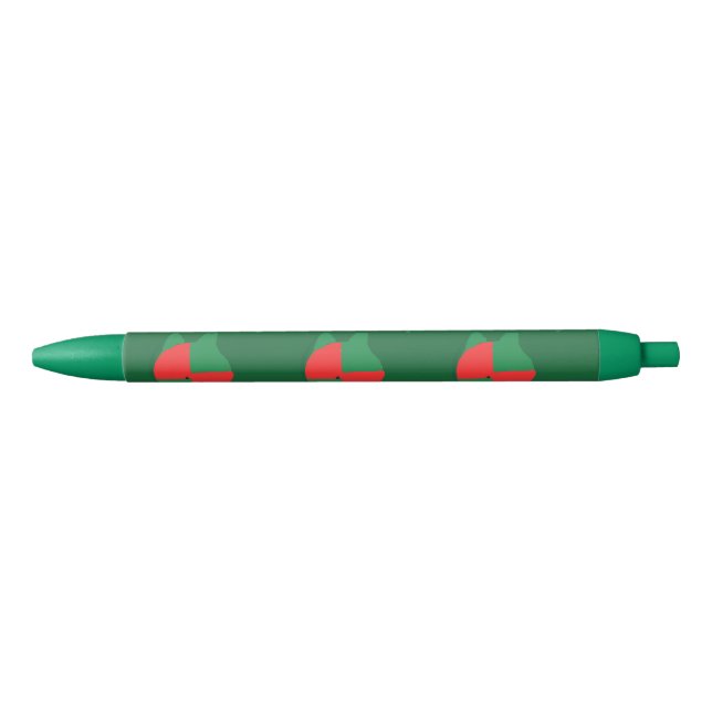  Blue Ink Red Green Abstract Pen (Front)