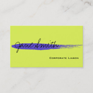 Blue Ink Spot Standard Business Cards