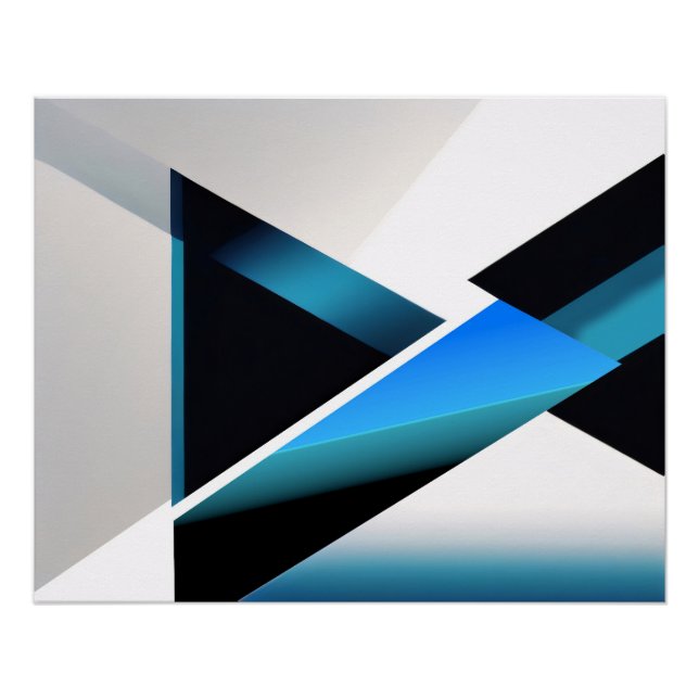 Blue Intersection Poster (Front)