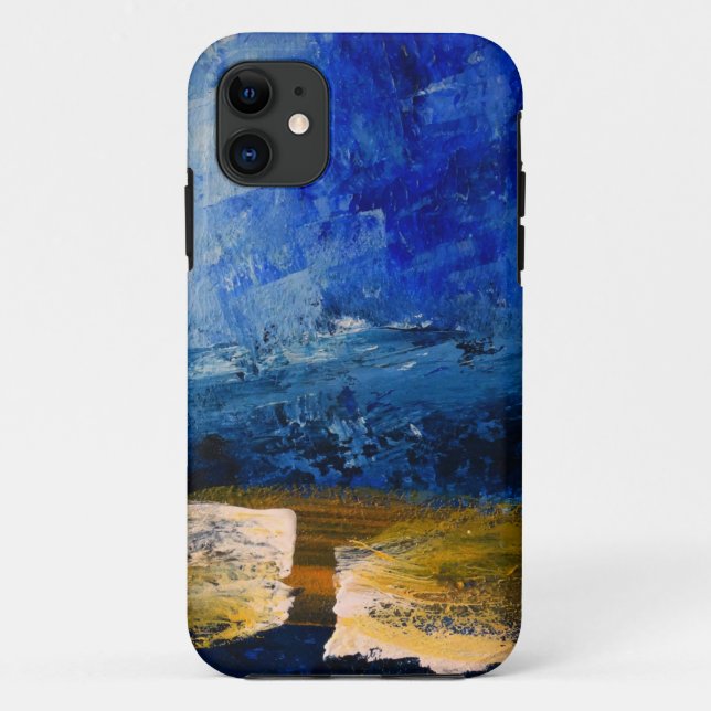 Blue iPhone SE + iPhone 5/5S, Barely There Case-Mate iPhone Case (Back)