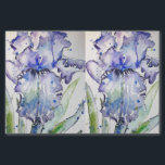 Blue Iris Art floral Watercolor Flower Art Tissue Paper<br><div class="desc">Blue Iris Art floral Watercolor Flower Art. A hand painted original painting from my own garden irises.</div>