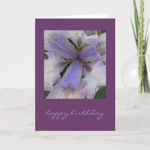 Blue Iris Card