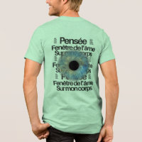 Blue Iris Eye – Window of the Soul Graphic Tee
