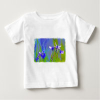 Blue Iris Garden Flowers Florists Designer Art