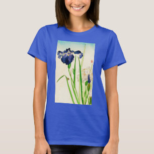 Blue Iris - Japanese watercolor print T-Shirt