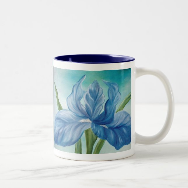 Blue Iris Mug (Right)