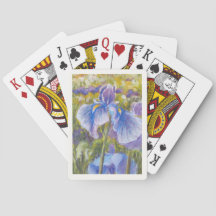 Blue Iris Playing Cards