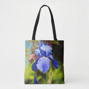 Blue Iris Tote Bag