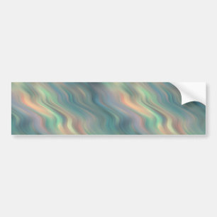 Blue Iris Wavy Texture Bumper Sticker