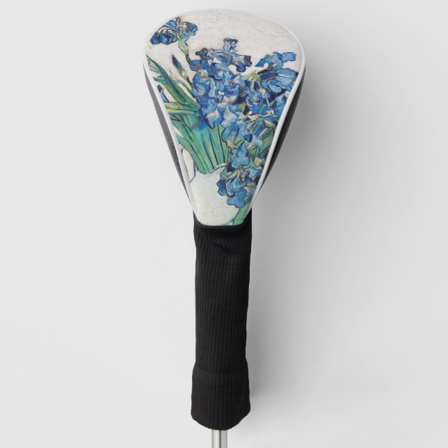 Blue Irises by Vincent Van Gogh Fine Art Golf Head Cover (Front)