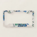 Blue Irises by Vincent Van Gogh Fine Art Licence Plate Frame<br><div class="desc">Beautiful fine art painting of blue irises by Vincent Van Gogh. Visit our store to find more beautiful Van Gogh paintings.</div>
