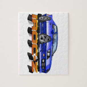 Blue IROC Z Jigsaw Puzzle