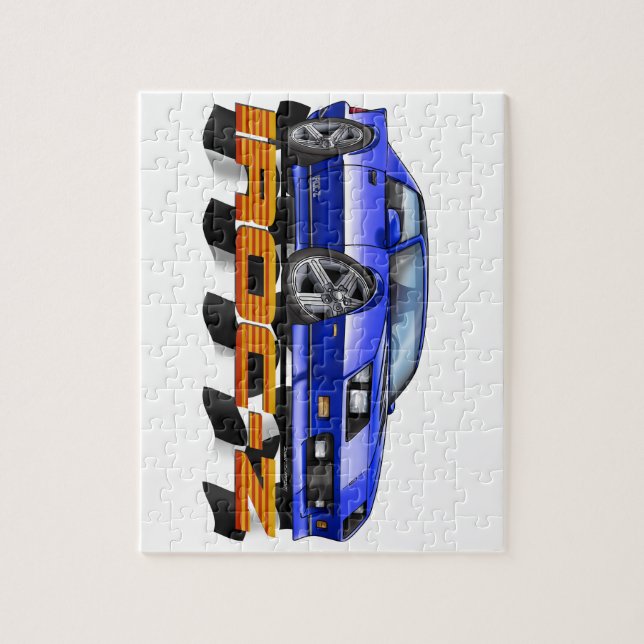Blue IROC Z Jigsaw Puzzle (Vertical)