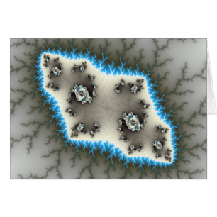 Blue Islands - Fractal Card