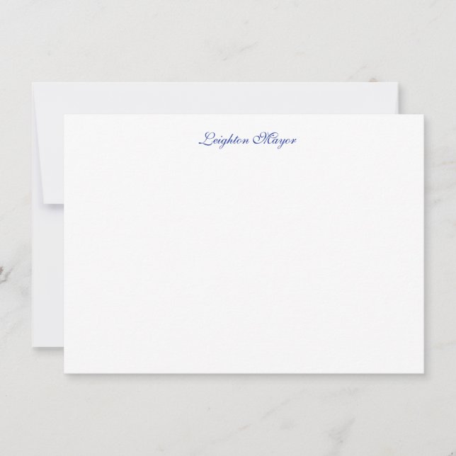 Blue Italian Marble Note Cards (Front)