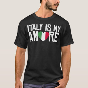 Blue Italy Flag Italian Girl Italia Rome  3 T-Shirt