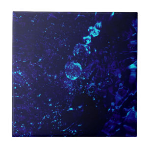 Blue Jacuzzi Bubbles Ceramic Tile