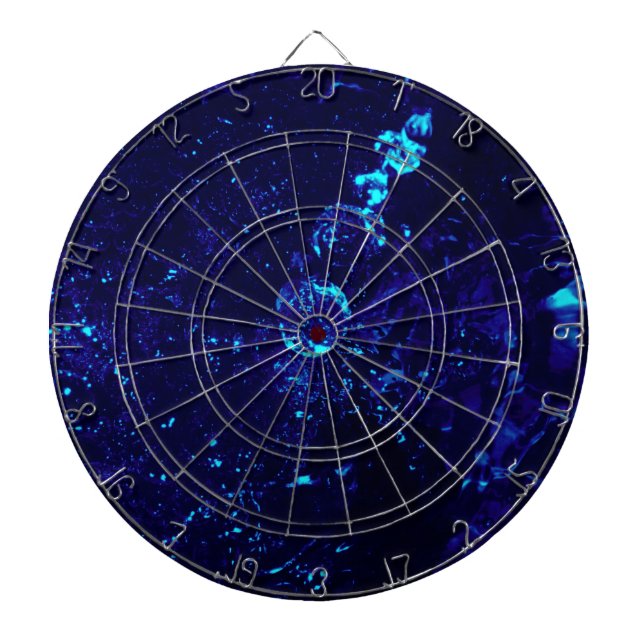 Blue Jacuzzi Bubbles Dartboard (Front)